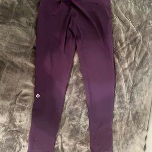 plum lululemon leggings
